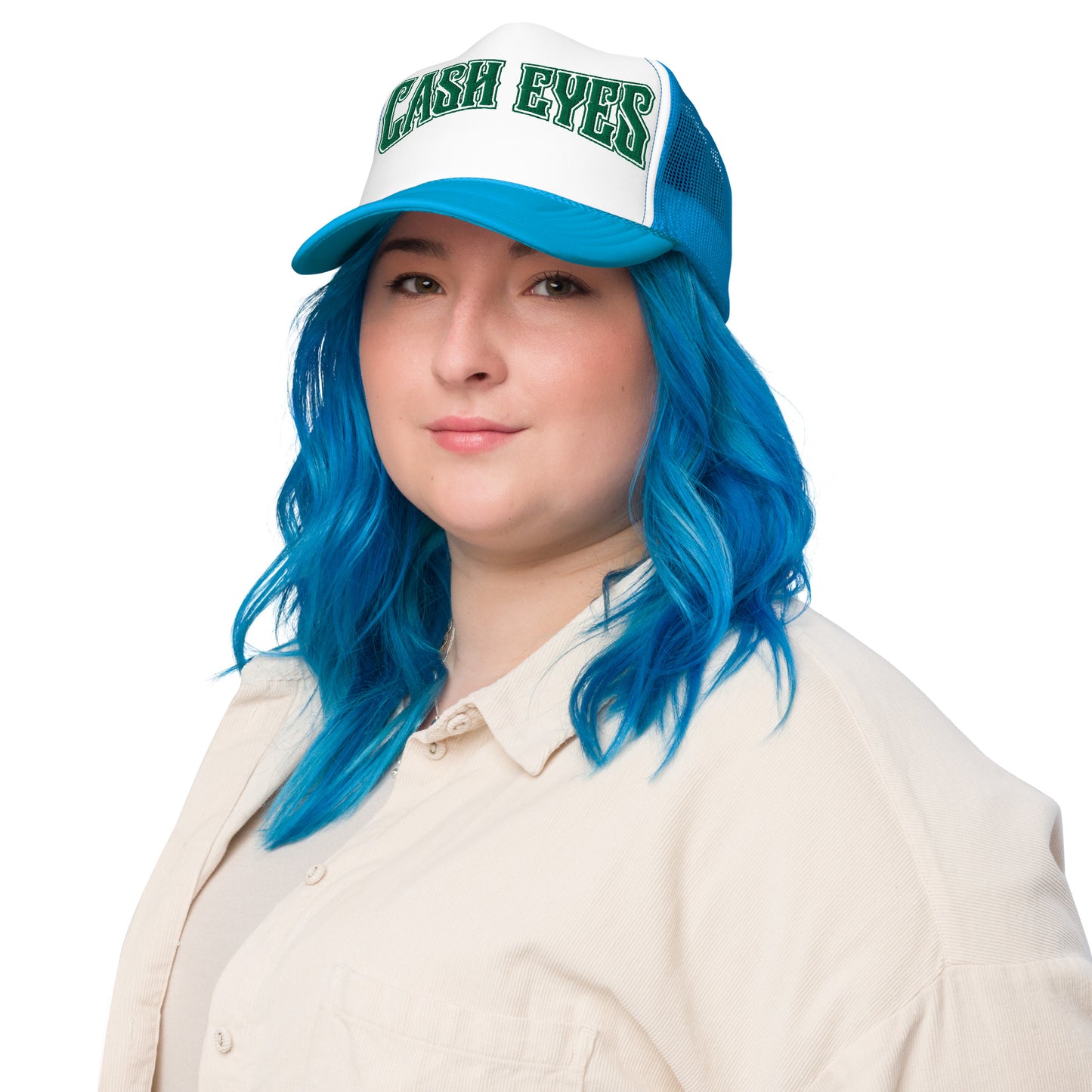 Cash Eyes Foam trucker hat