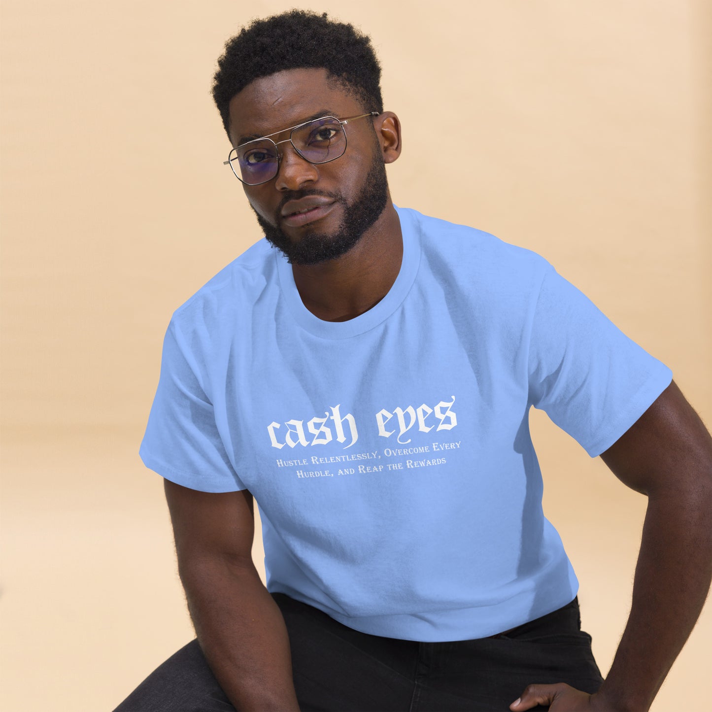 Slogan Unisex white words tee