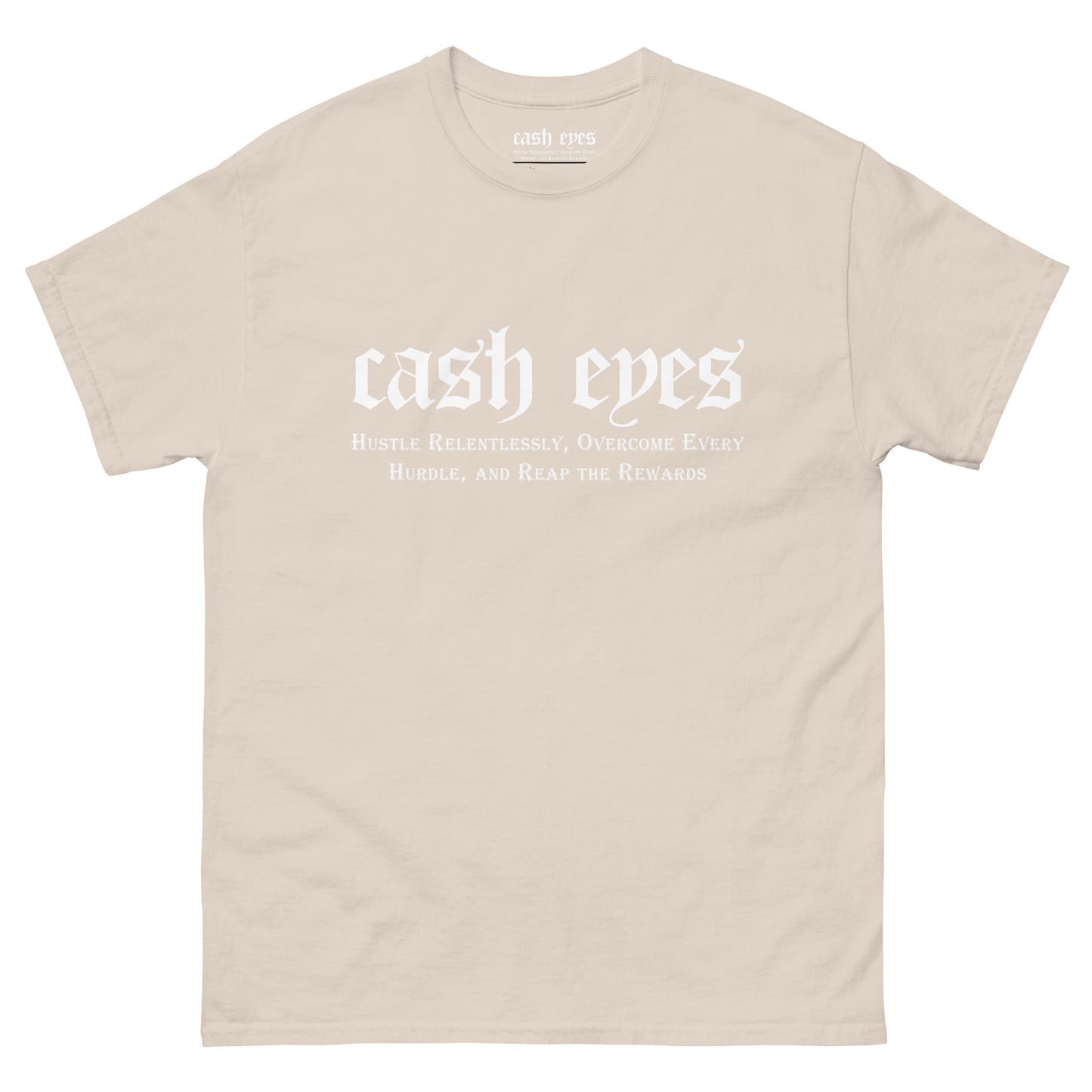 Slogan Unisex white words tee