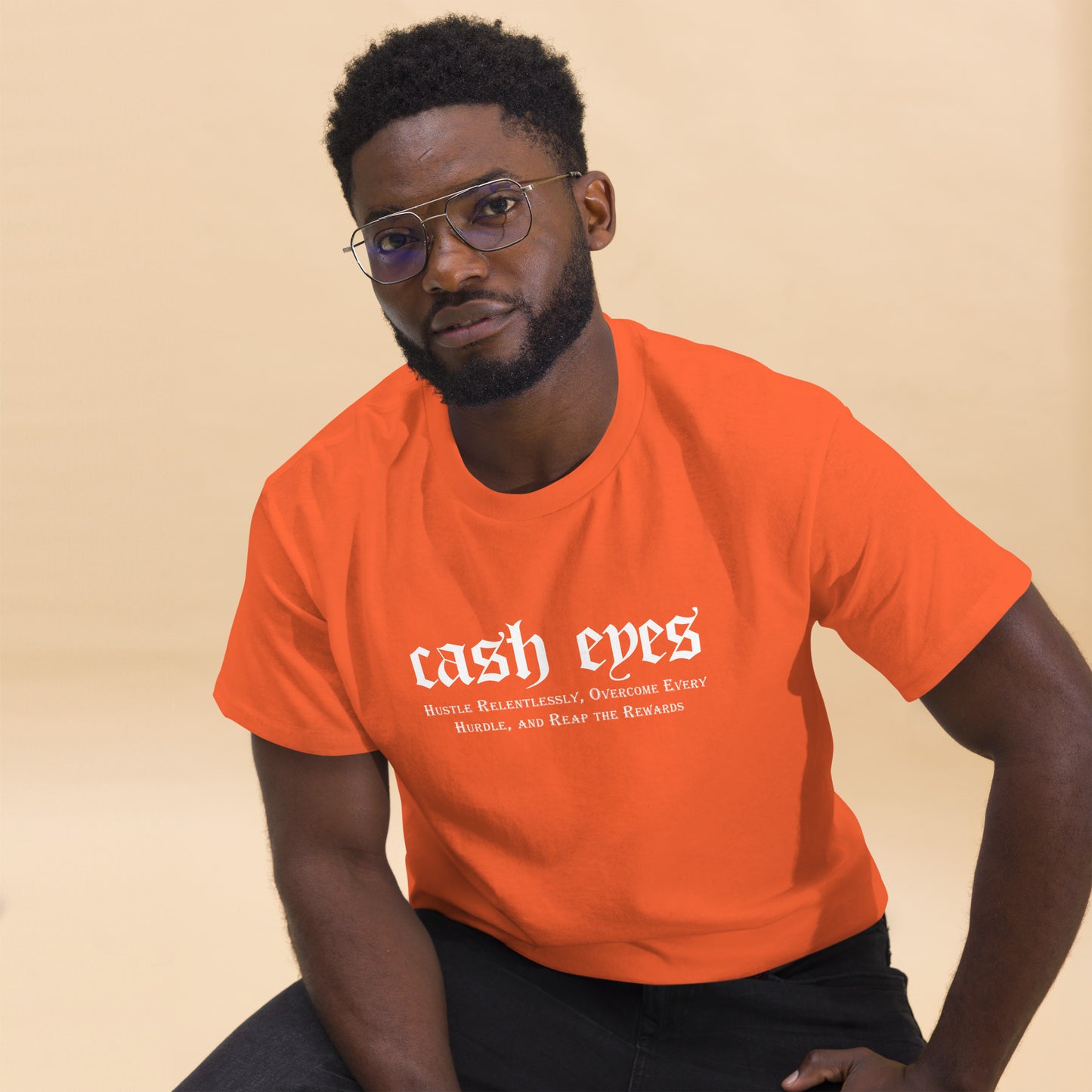 Slogan Unisex white words tee