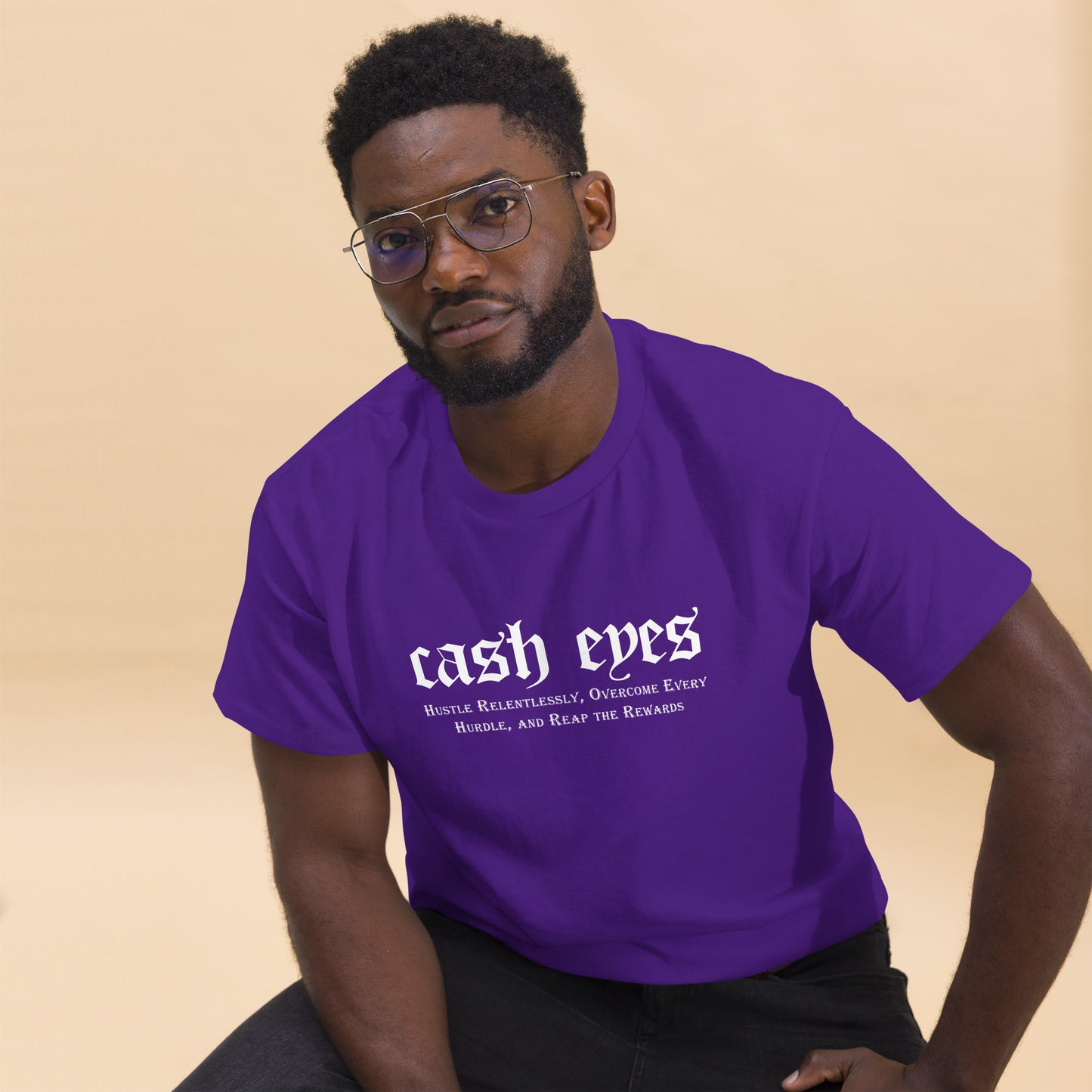 Slogan Unisex white words tee